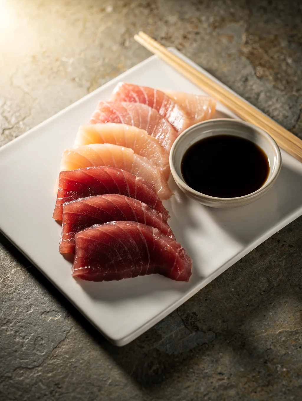 Yellowtail crudo with citrus